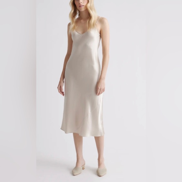 Figue carolyne 100% silk ivory slip xs nwot - Picture 1 of 8